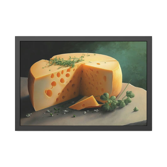 Artisanal Cheese: High-Quality Canvas Prints of Handcrafted Cheeses