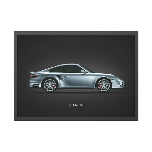 Automotive Art: Porsche Print on High-Quality Canvas for Your Collection