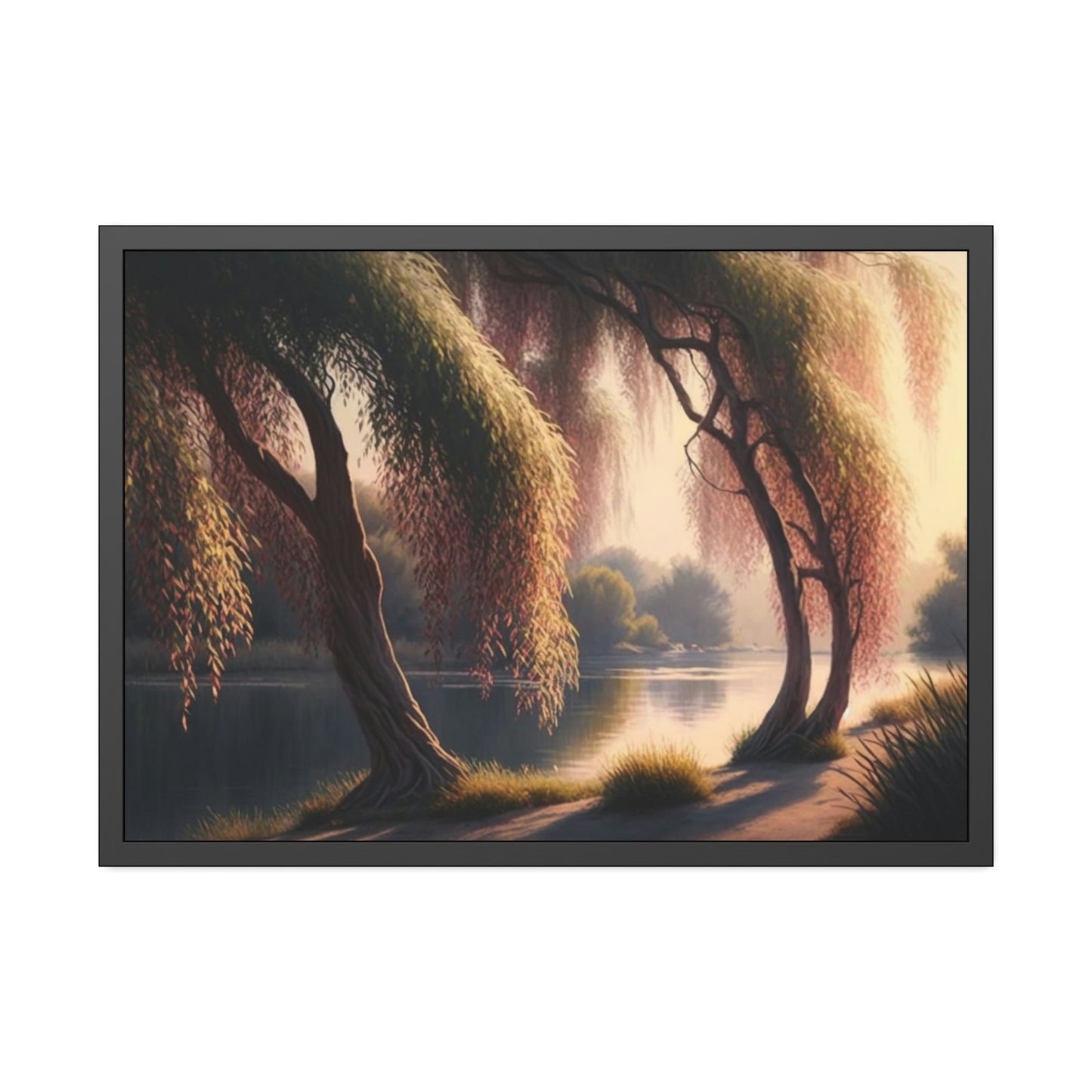 Enchanted Willows: A Dreamy Landscape
