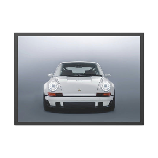 Sleek Sophistication: Canvas Wall Art Print of the Porsche Aesthetic