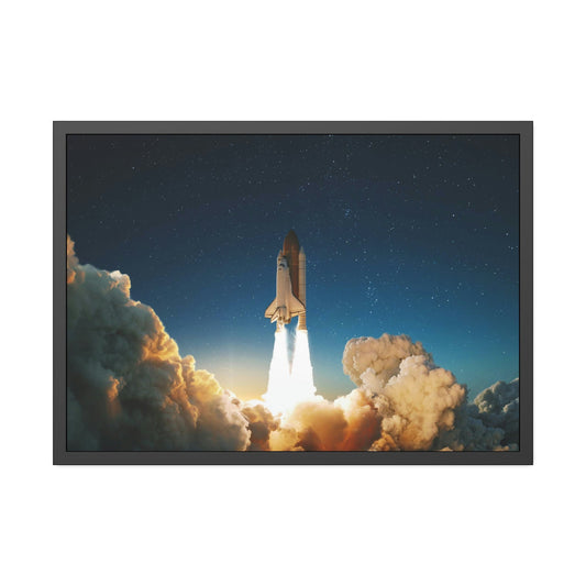 Beyond the Stratosphere: NASA-Themed Canvas