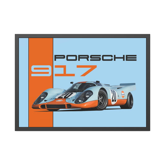 Speed and Style: Artistic Canvas Print of a Porsche Racing Car