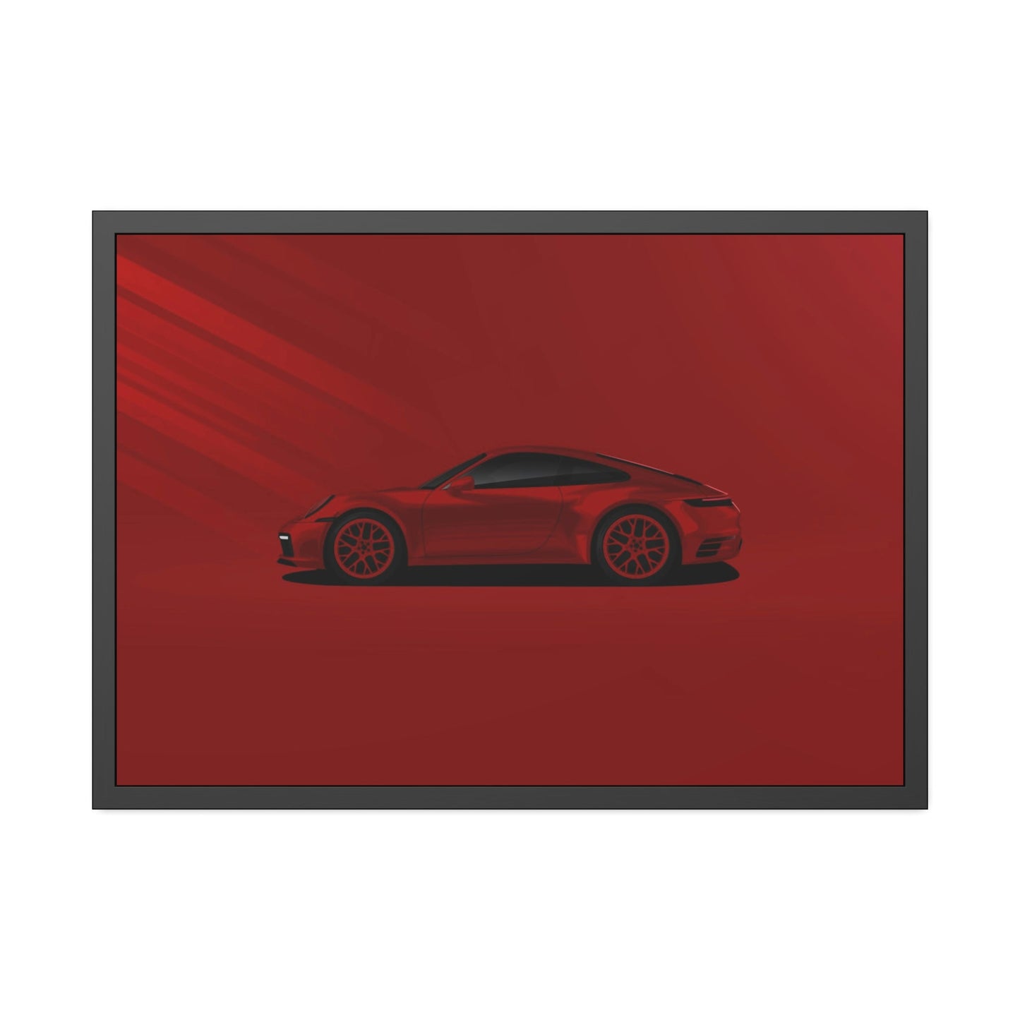 Porsche's Vibrant Energy: A Print on Canvas & Poster for Inspiration