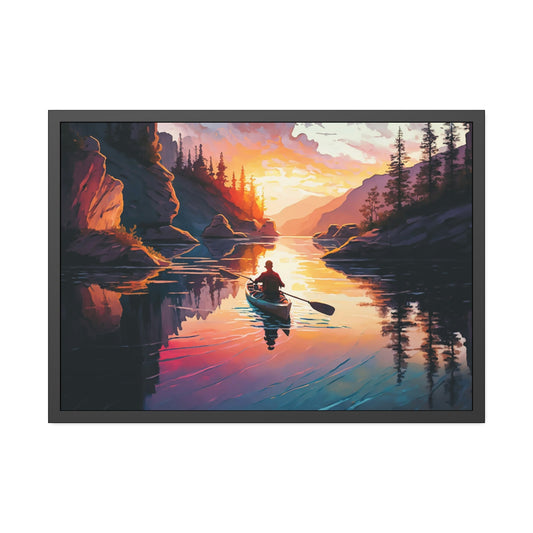 A Symphony of Nature: Lakes and Rivers on Canvas and Framed Poster Art