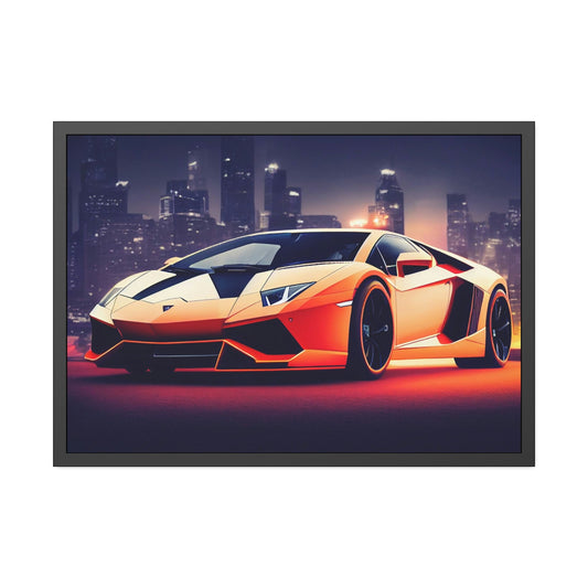 Icon of Speed: Lamborghini on Canvas & Poster for Automotive Art Collectors