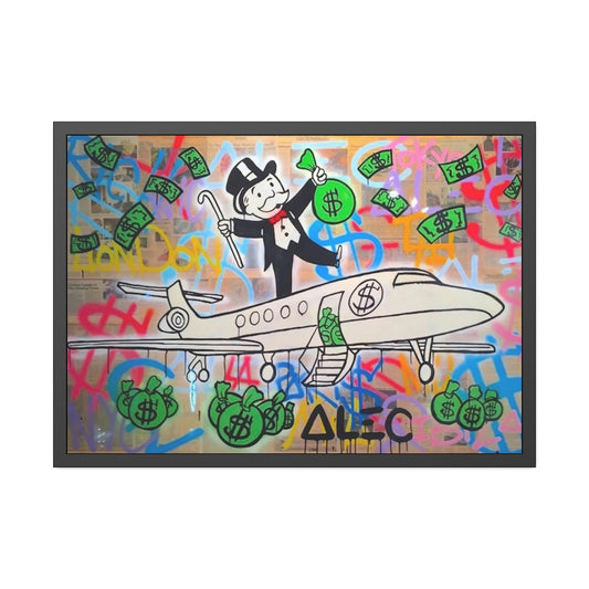 Unique Money Art: Alec Monopoly's Canvas Art and Poster Prints