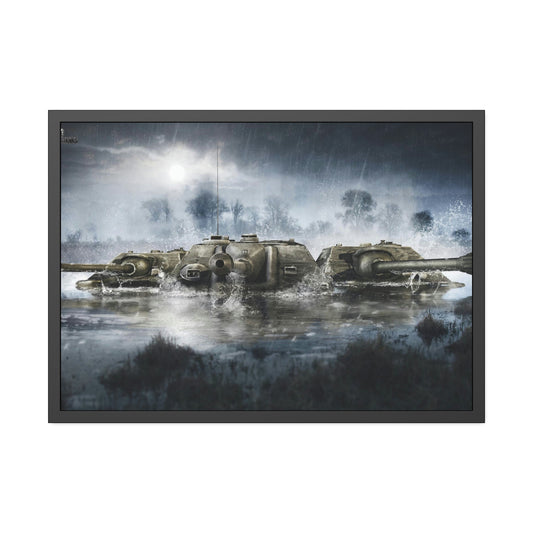 Tank Warriors United: Dynamic World of Tanks Canvas Wall Art