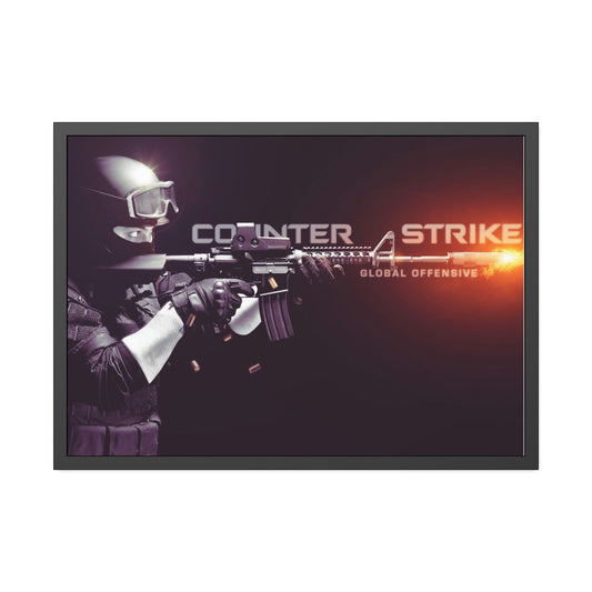 Engage and Conquer: Dynamic Counter Strike Wall Art on Canvas & Poster