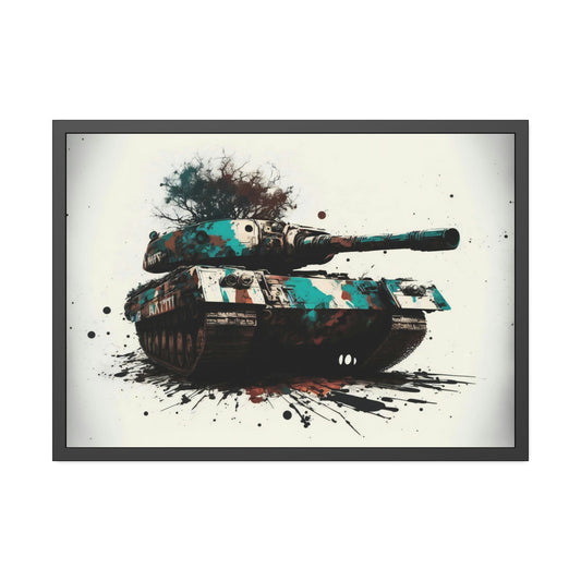 Valor Unleashed: Captivating World of Tanks Print on Canvas & Poster