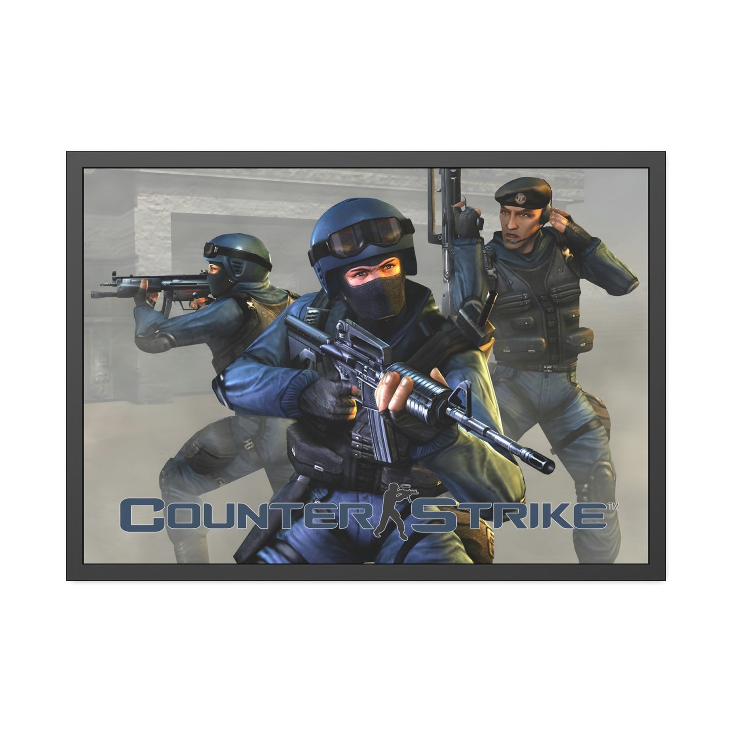 Game On: Iconic Counter Strike Poster as Framed Wall Art