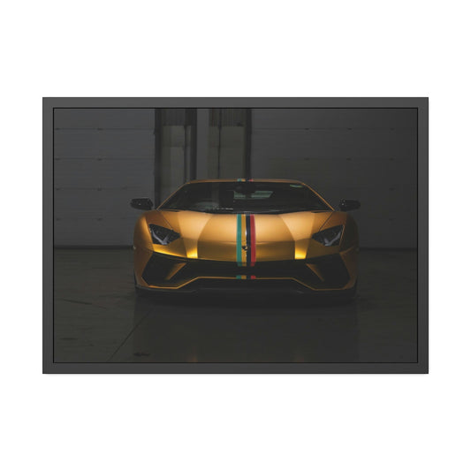 Lamborghini on Canvas & Poster: Captivating Print for Car Enthusiasts