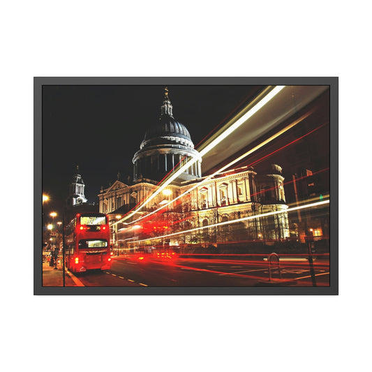 The Essence of Travel: Canvas Print capturing the Spirit of Buses