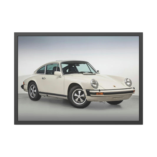 Classic Porsche Beauty: Framed Canvas Art for Car Collectors