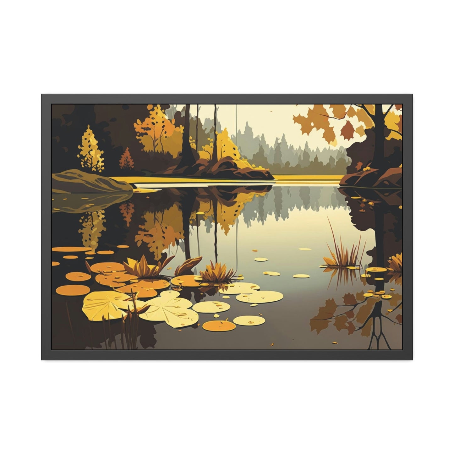 Reflections of Nature: Wall Art and Canvas Print of Lakes and Rivers