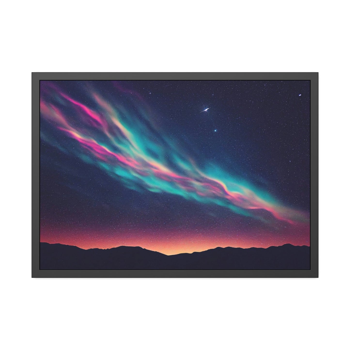 Celestial Dance of the Aurora Borealis: A Symphony on Canvas