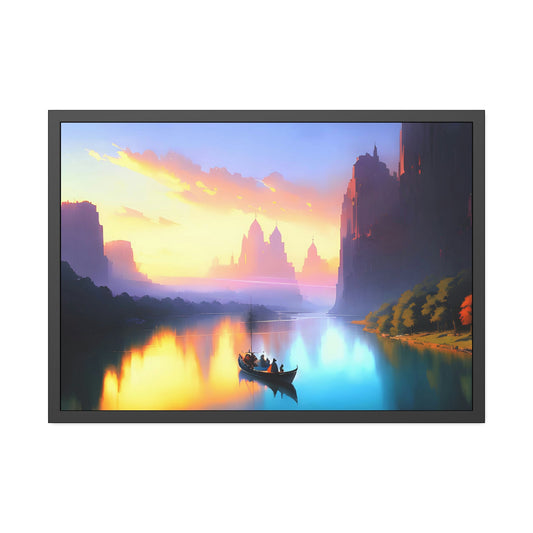 River Dreams: Wall Art and Canvas Print of Serene Lakes and Rivers