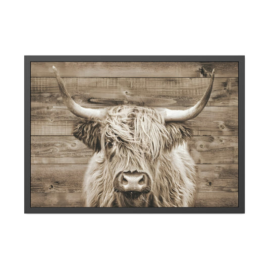 Highland Harmony: Serene Highland Cow - Pixoram
