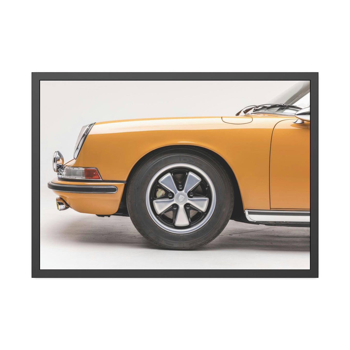 Porsche's Classic Elegance: Framed Poster & Canvas Showcasing the Car's Timeless Style