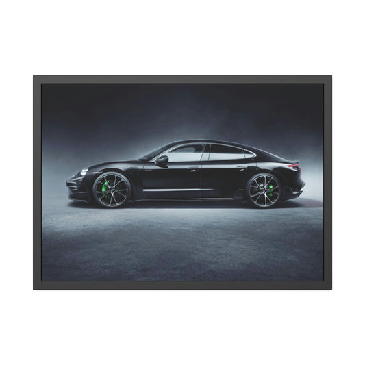 Porsche Power: A Timeless Framed Poster for Any Room