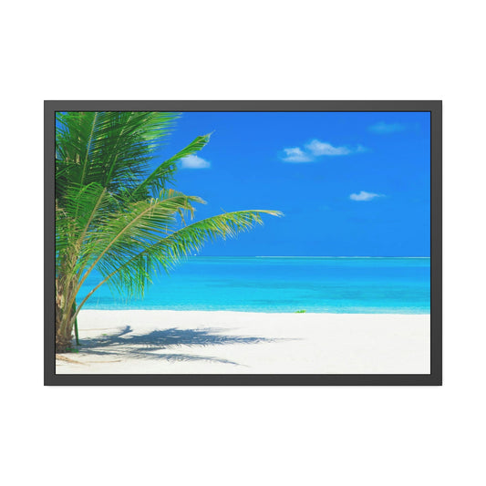 Island Breeze: Natural Canvas & Poster Art of a Refreshing Beach Day