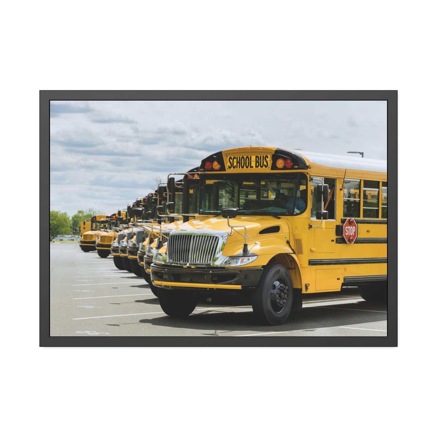 The Artful Commute: Expressing the Bus's Soul on Canvas & Poster