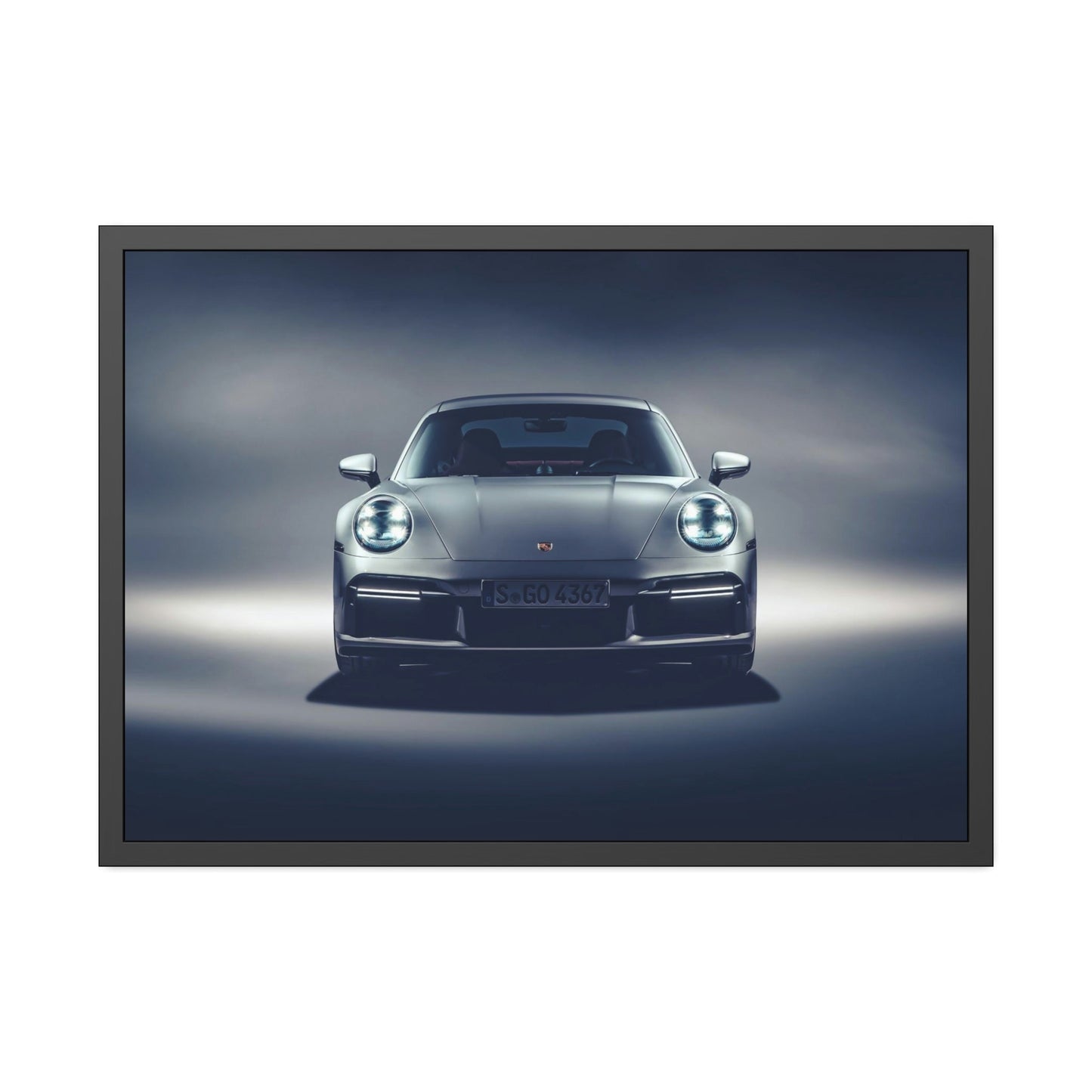 Porsche Passion: Artistic Framed Canvas & Poster for Car Enthusiasts