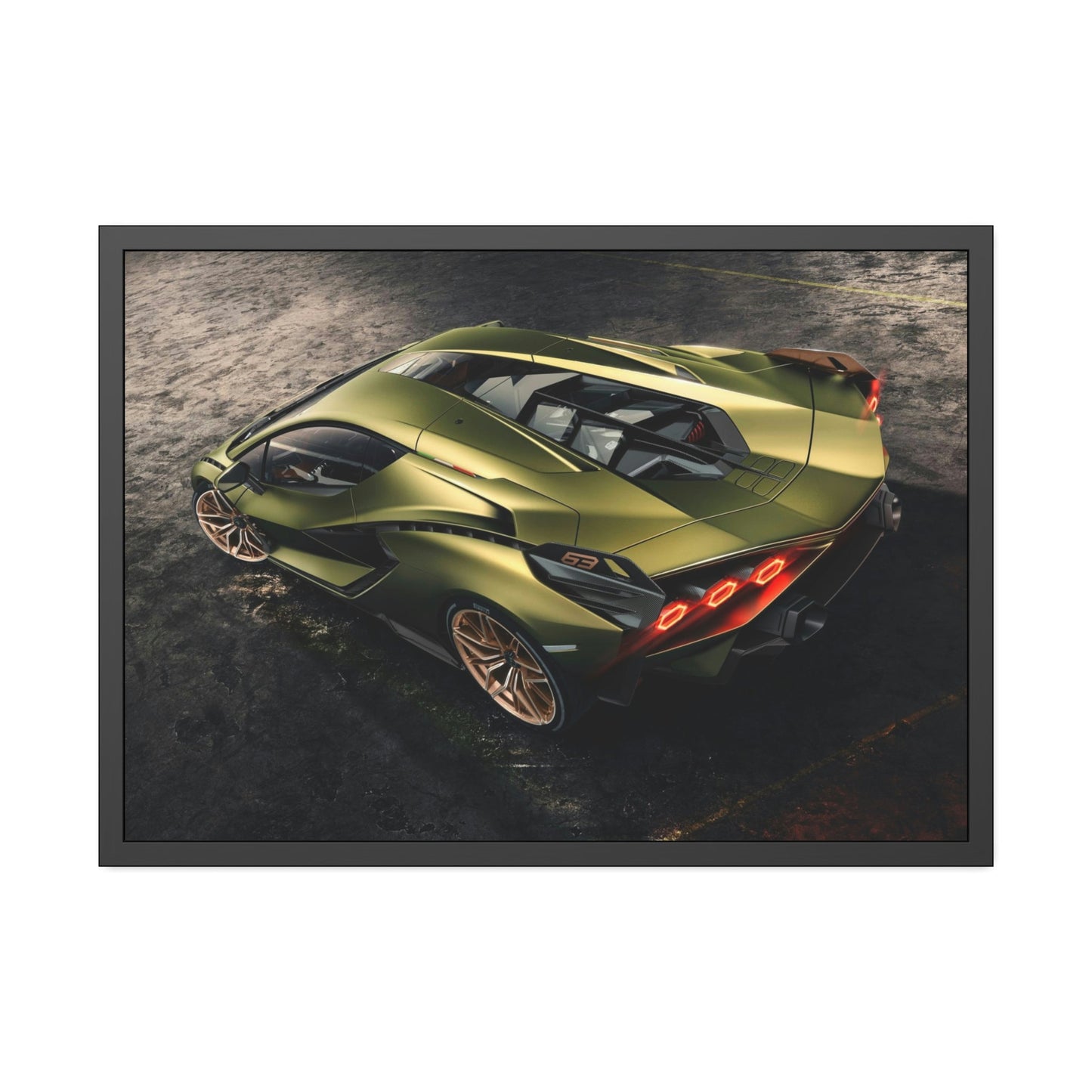 Lamborghini Adrenaline: Canvas & Posters of Sleek Sport Car