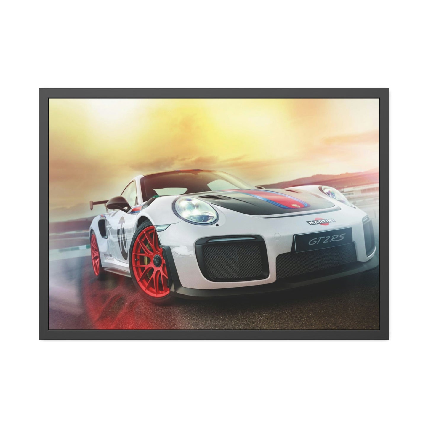 Speed Demons: Poster & Canvas Print of a Porsche in Motion