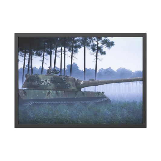 Victory Unveiled: Striking World of Tanks Art Print on Canvas