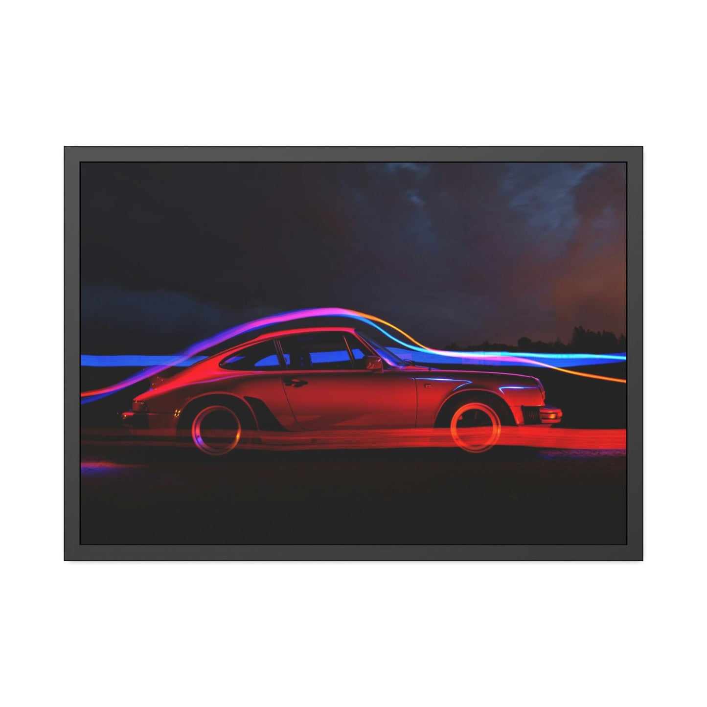 Porsche Reflections: Artistic Canvas and Print Artwork of Classic Cars