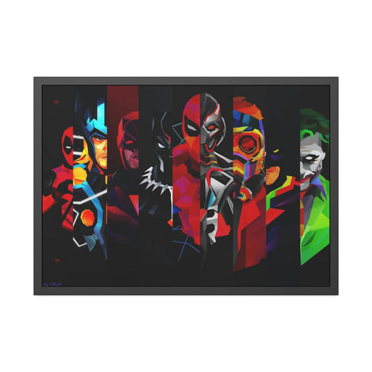 The Art of Marvel: High-Quality Print on Framed Canvas for Your Home