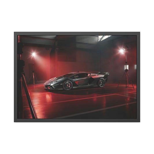 The Art of Lamborghini: A Stunning Framed Canvas Print