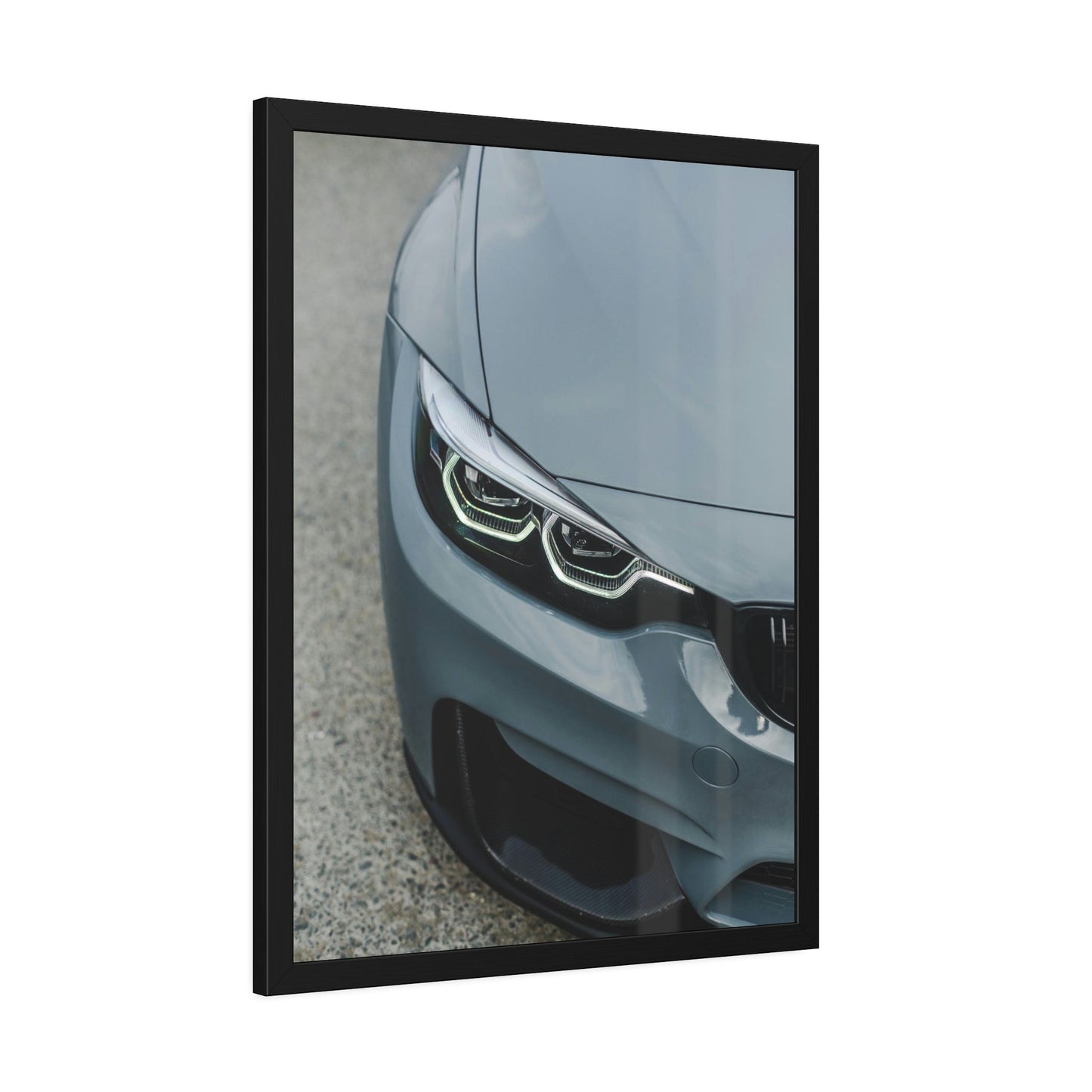 BMW: Canvas and Framed Poster with Detailed Car Art