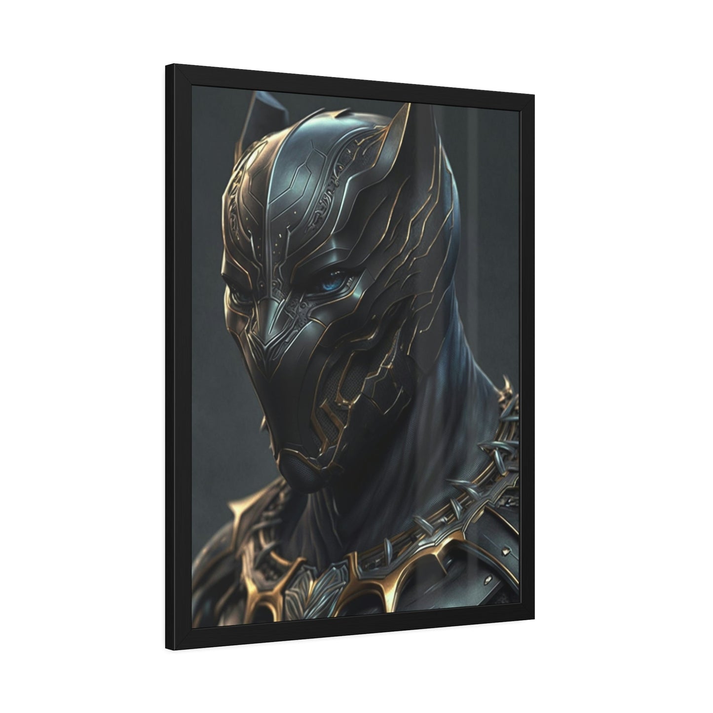 Panther Power: Poster and Print on Canvas with Dynamic Black Panther Art