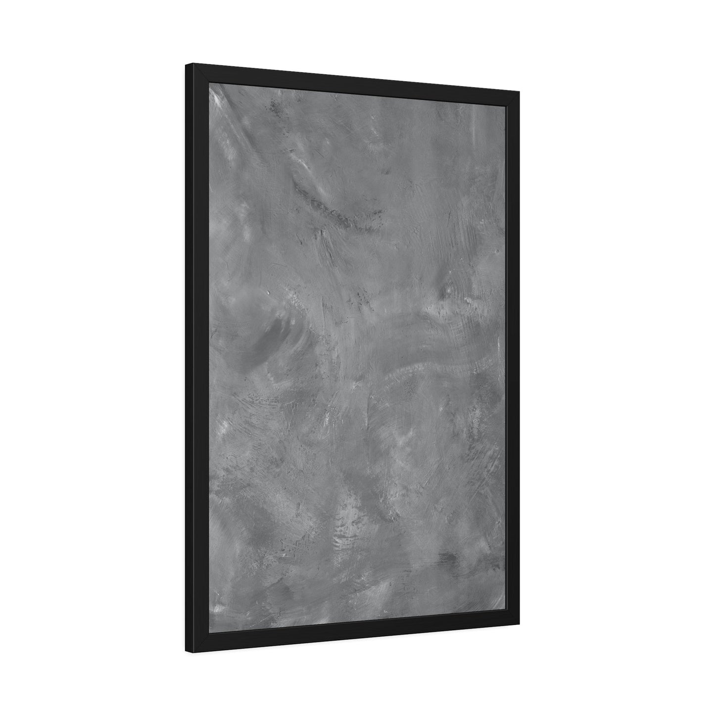 Mysterious Gray: Framed Poster for a Subtle Touch of Drama