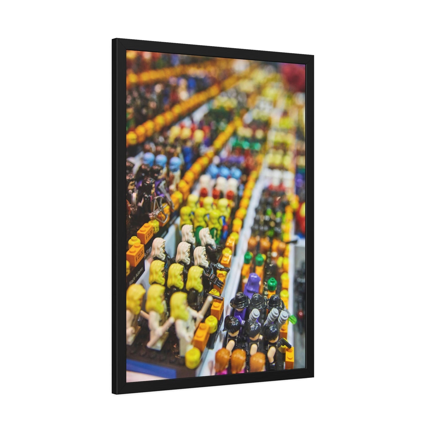 Lego Adventures: Framed Canvas and Print of Lego Themed Worlds