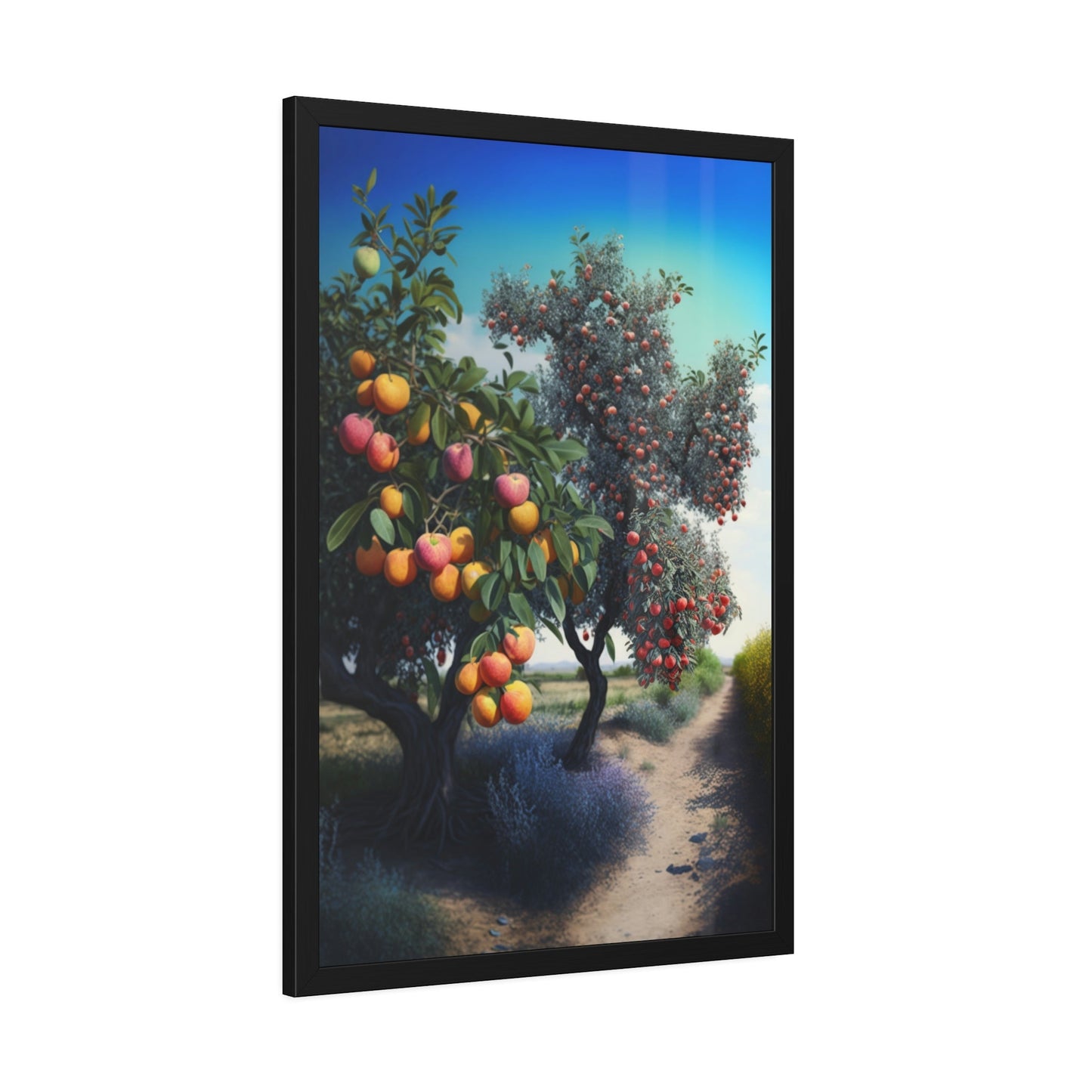 Fruitful Scenery: Fruit Trees Canvas & Poster Print