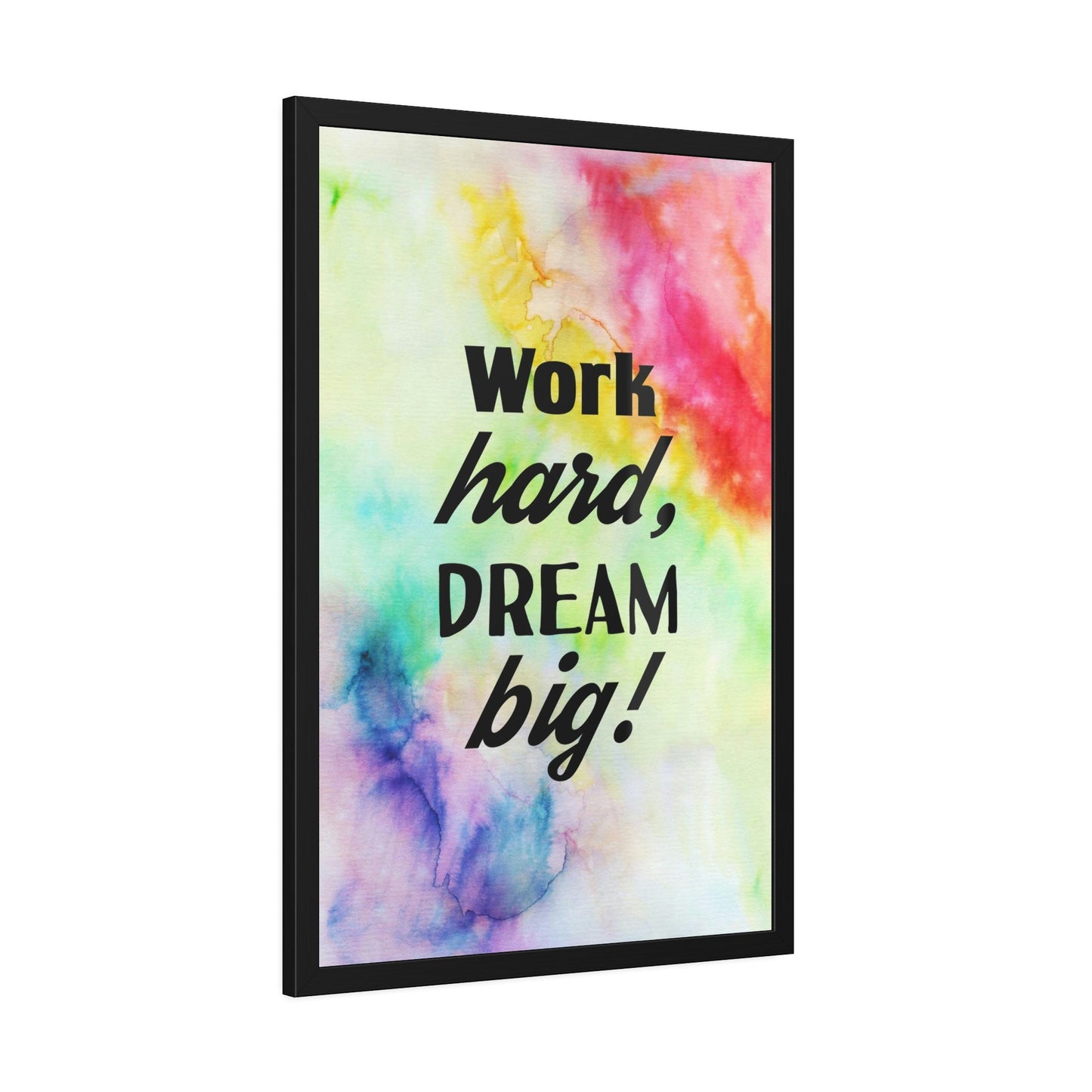 Frame Your Dreams: Motivational Art on Framed Canvas