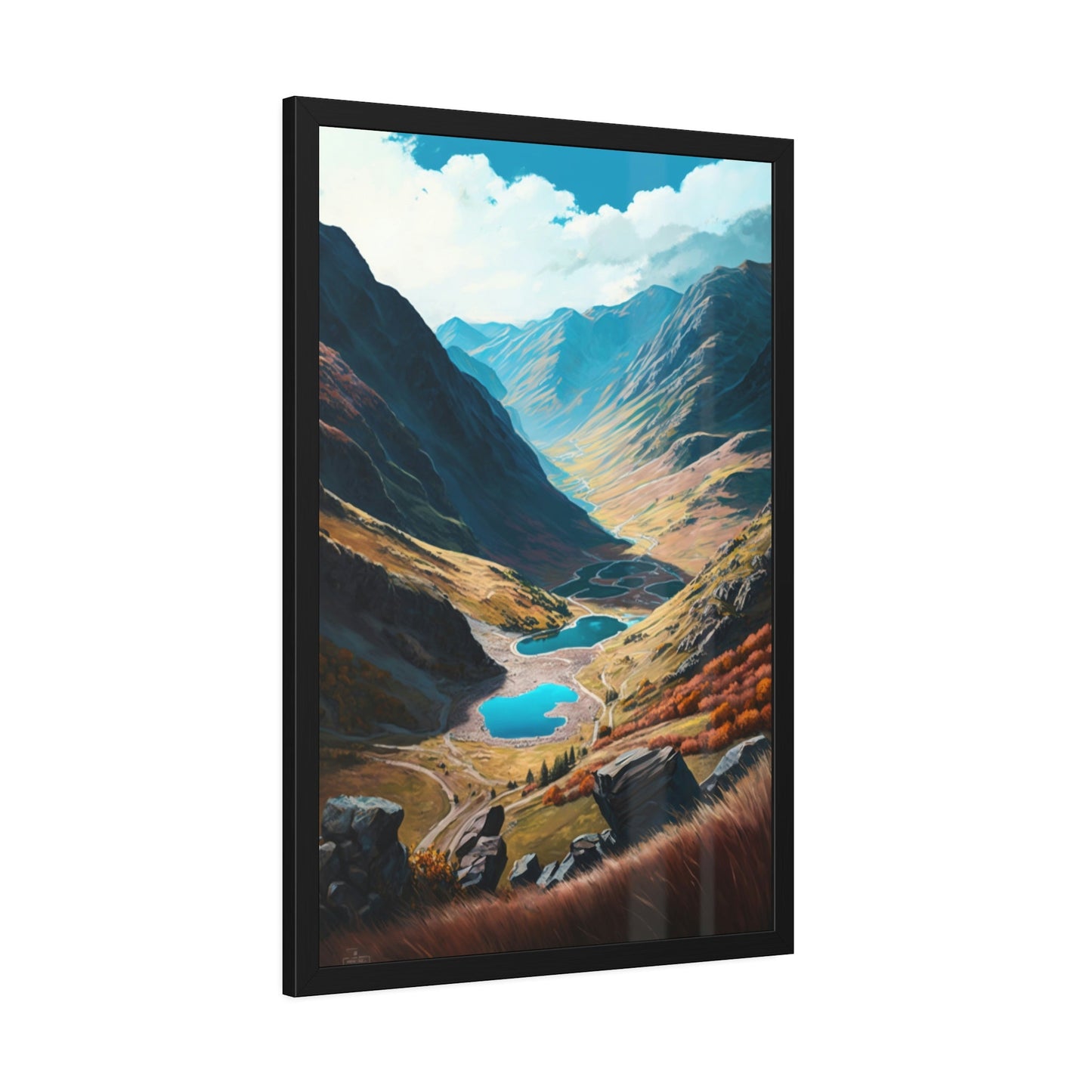 The Enchanting Valley: High-quality Wall Art and Canvas Print