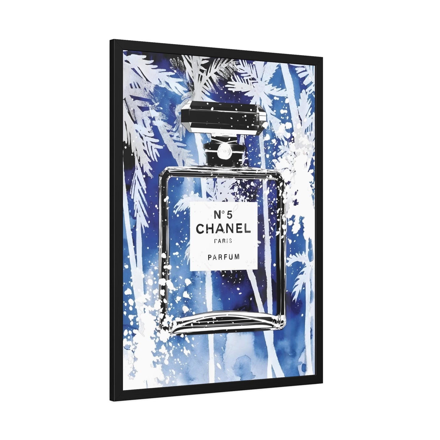 Effortless Elegance: Chanel-Inspired Wall Art on Natural Canvas & Poster