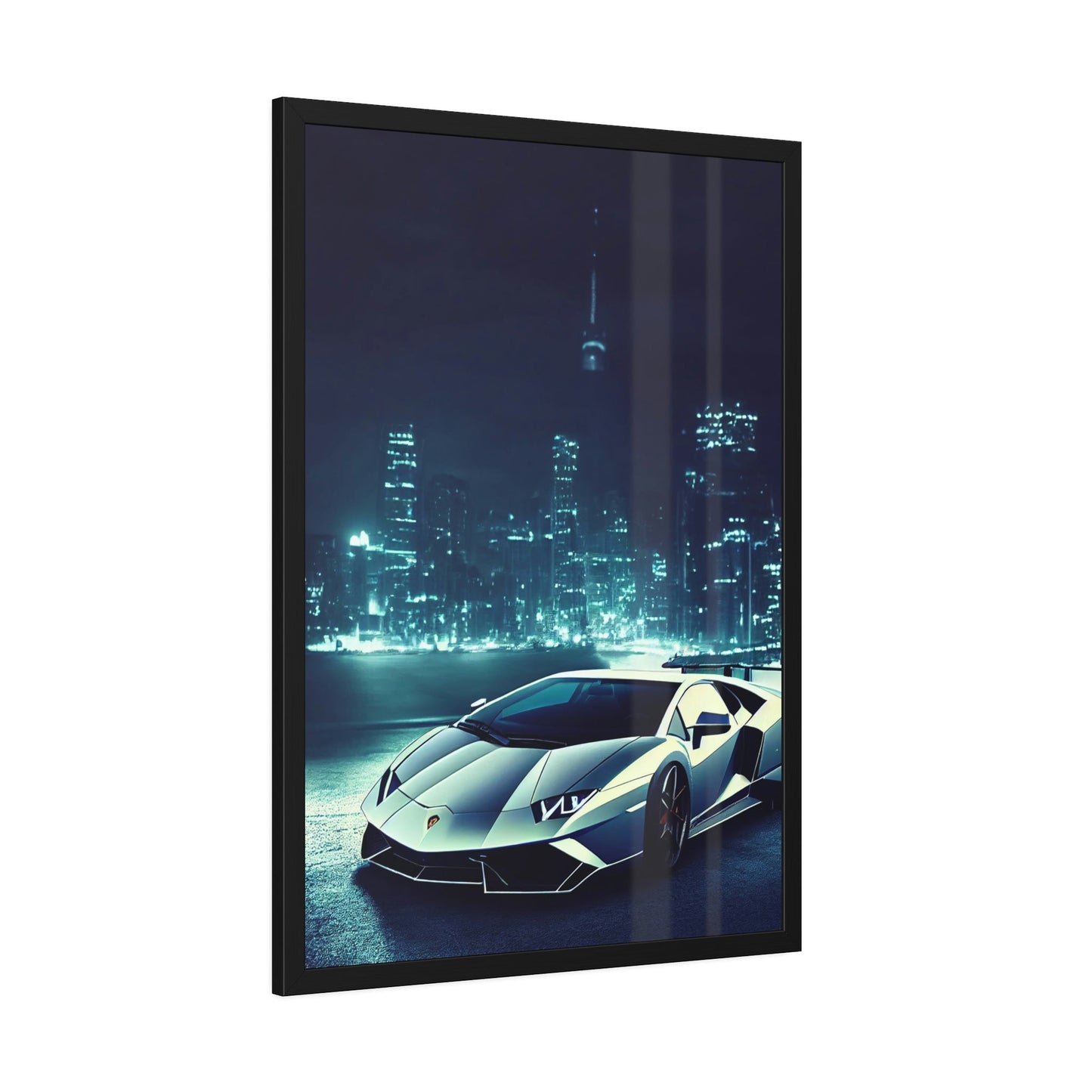 Speed and Style: Lamborghini Wall Art on Natural Canvas & Poster