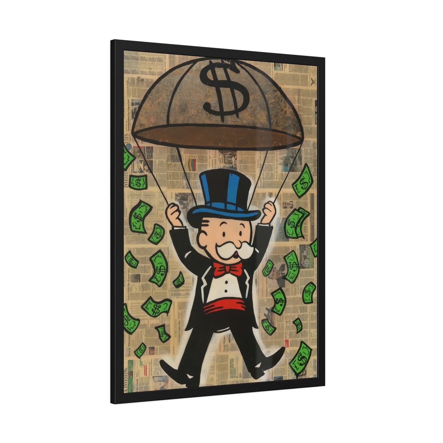 Monopoly Money: Canvas Art and Poster Prints Featuring Alec Monopoly's Iconic Style