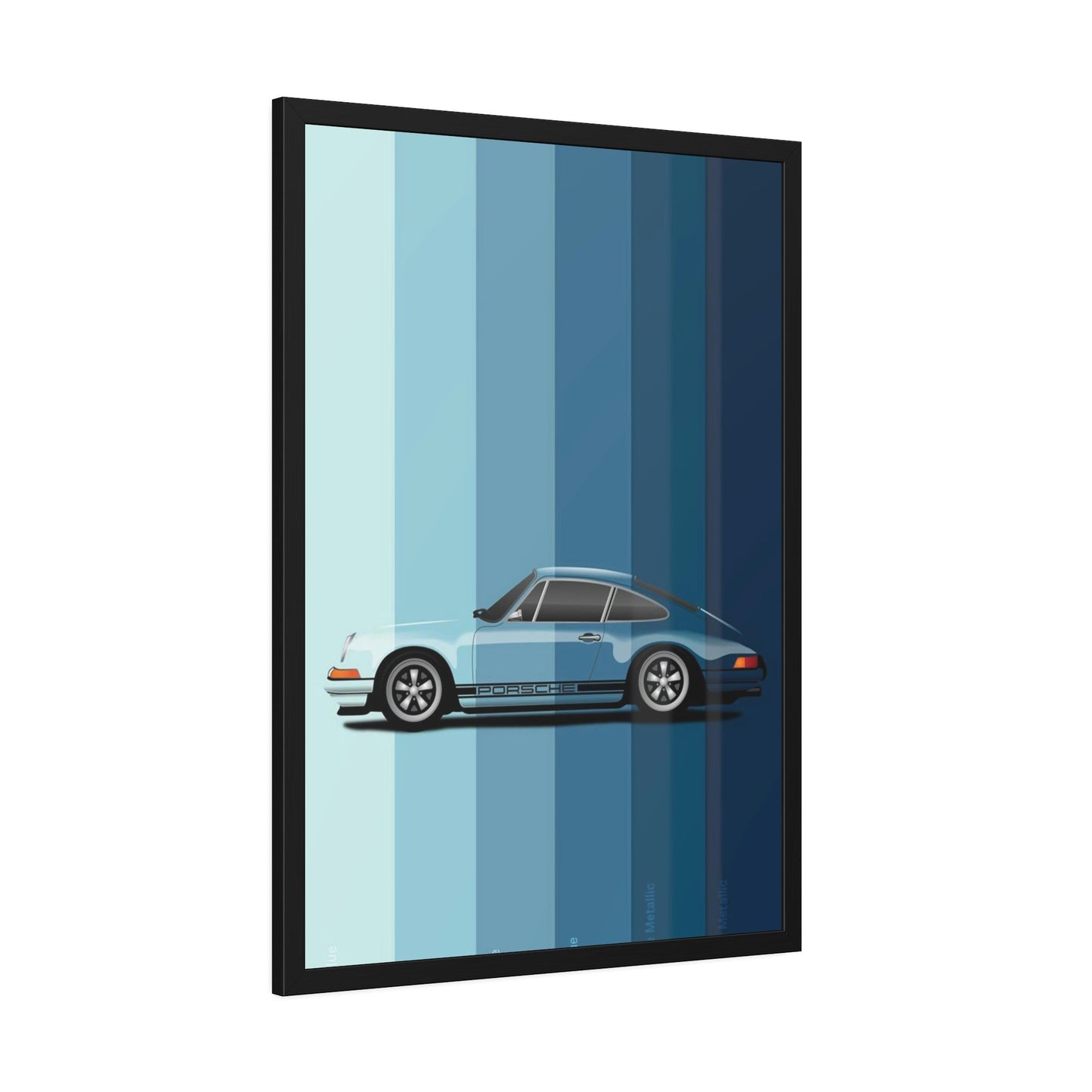 Porsche Evolution: Timeless Wall Decor on a Framed Canvas & Poster