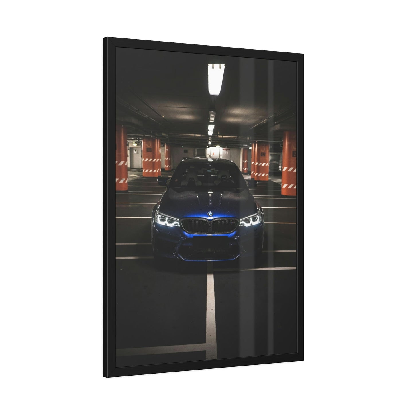 The Power of BMW: High-Quality Art Print on Natural Canvas & Poster