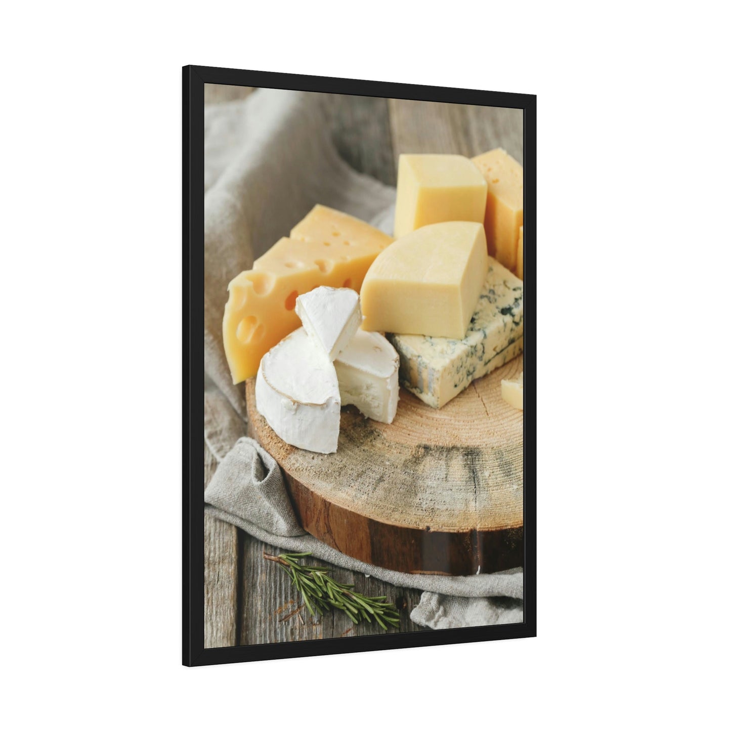 The Beauty of Cheese: Premium Canvas Prints of Artfully Arranged Cheese Plates