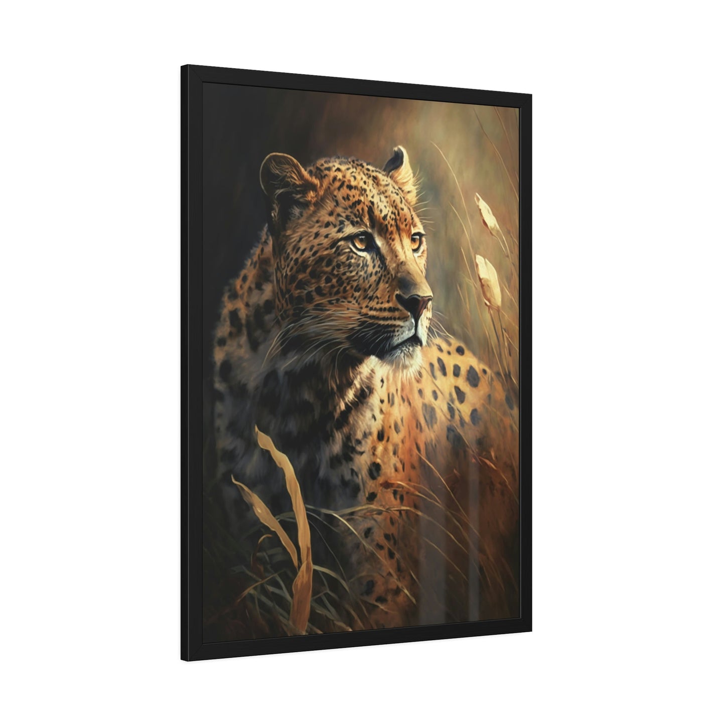 Fierce and Fast: Cheetahs on Dynamic Framed Canvas