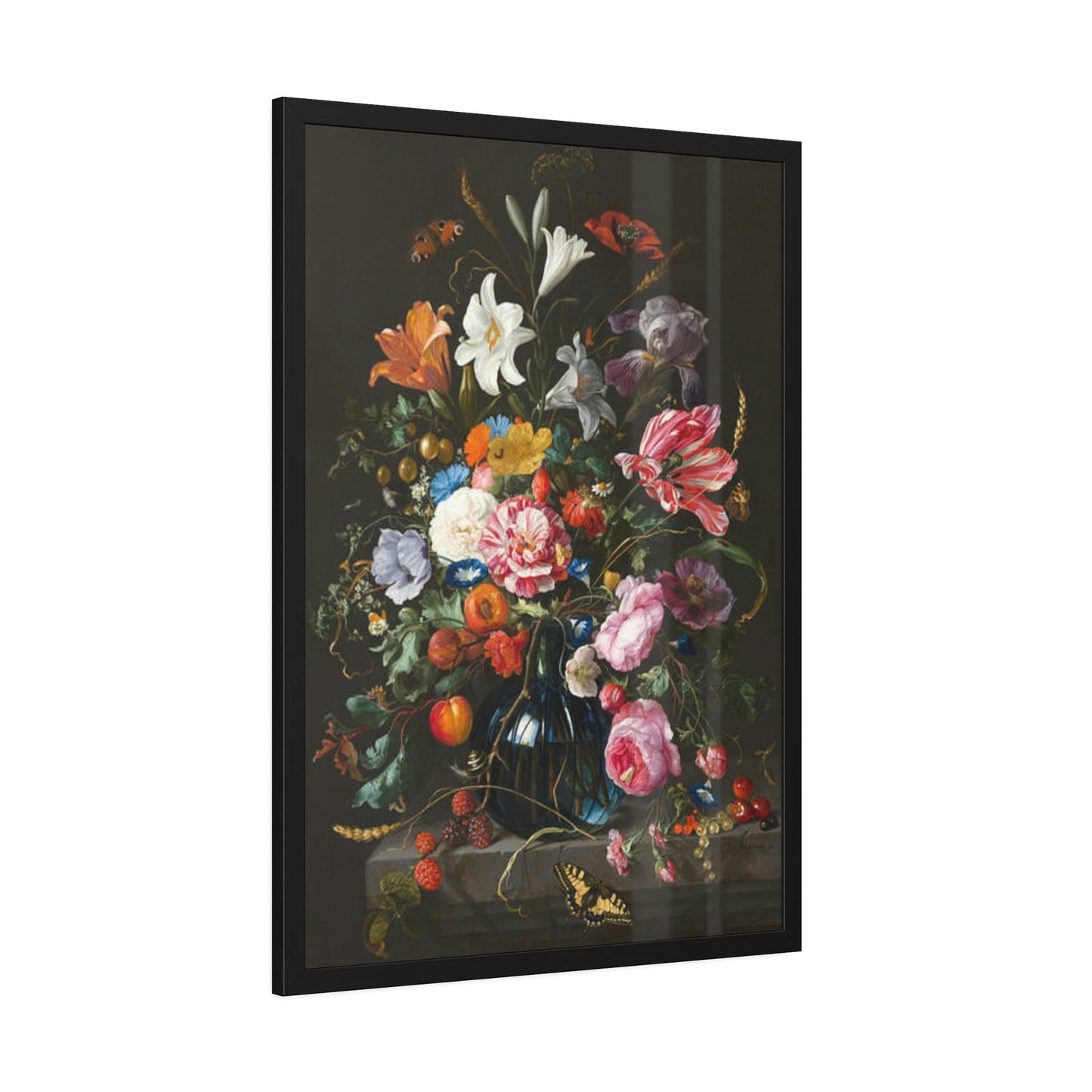 Vibrant Blooms in Print: Canvas and Wall Art of Colorful Flowers