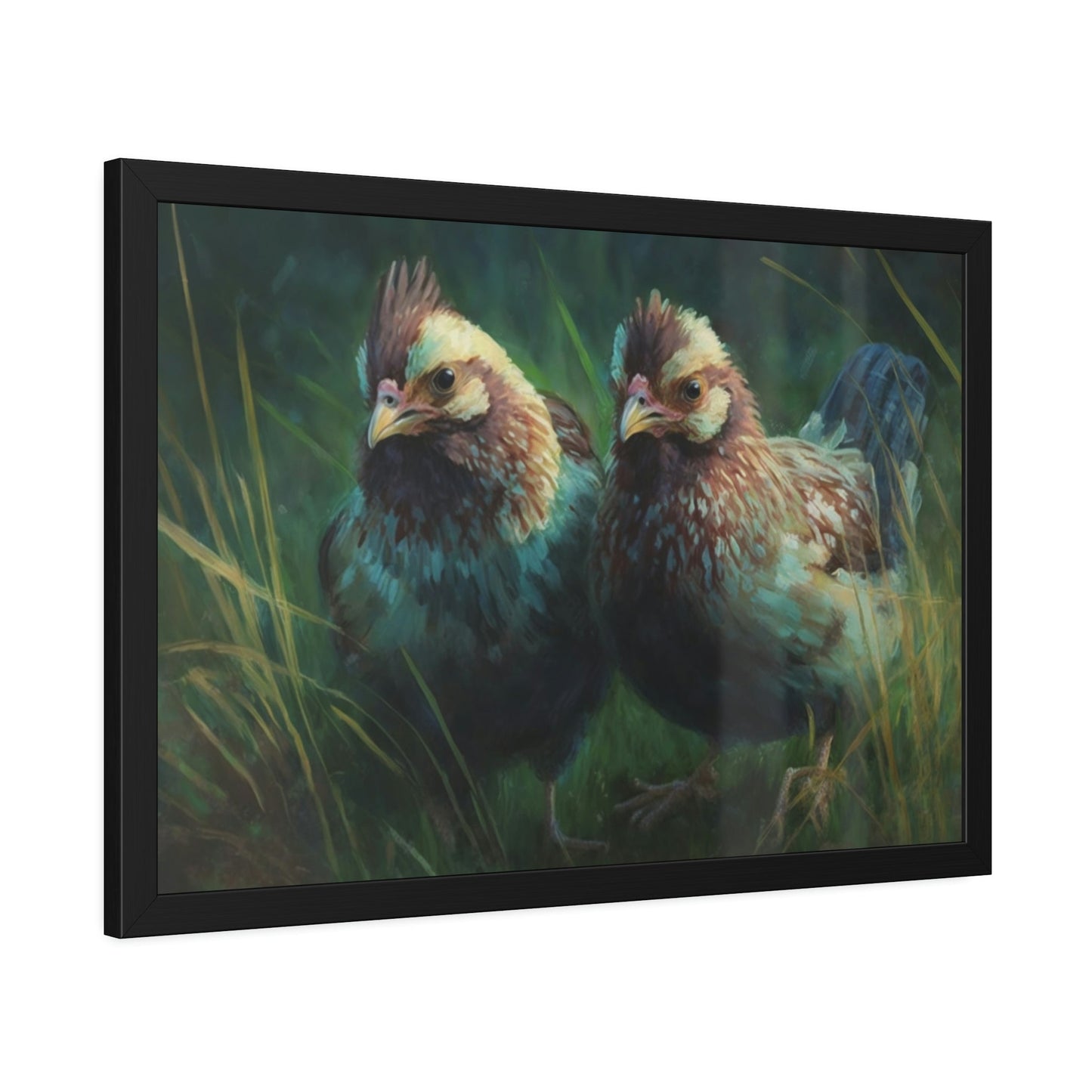 Fluffy Chickens: Canvas Art with Soft and Adorable Baby Chicks