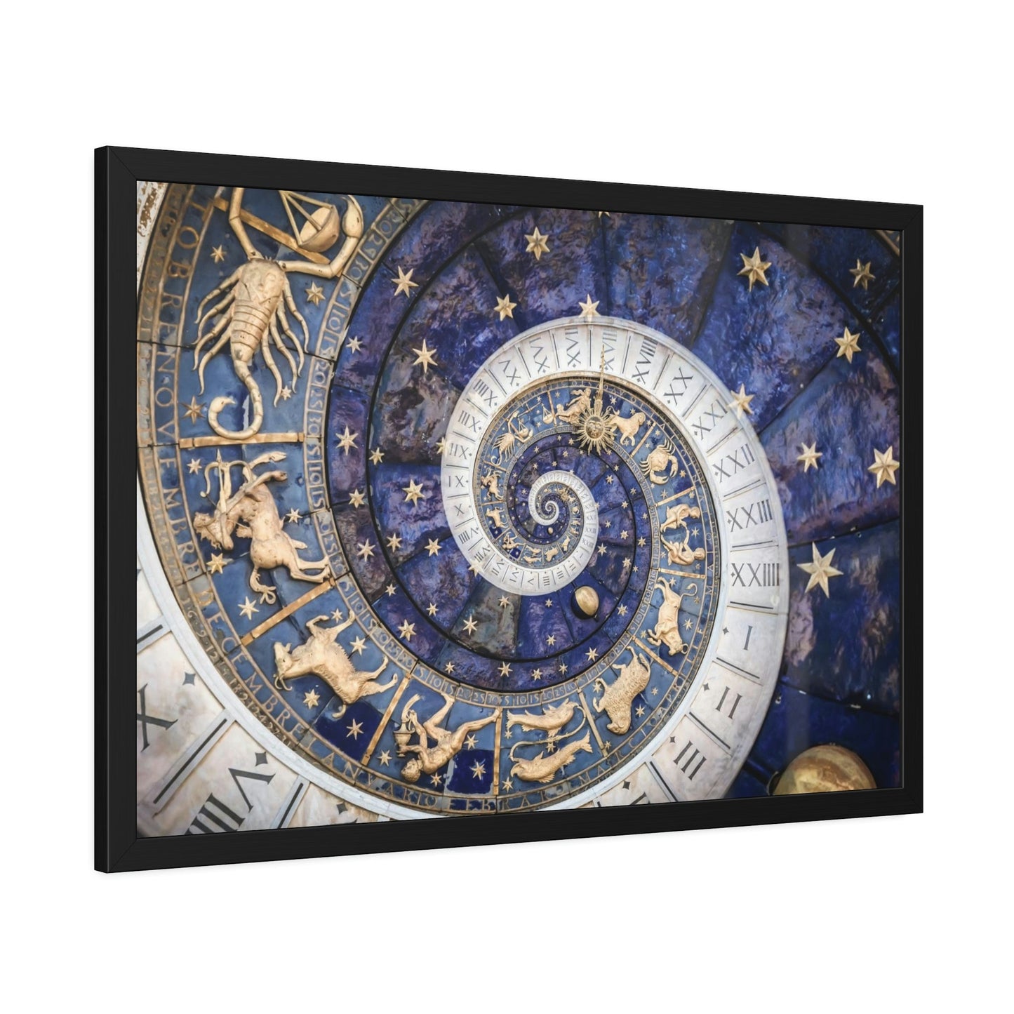 Heavenly Constellations: Zodiac-Inspired Wall Art on Natural Canvas