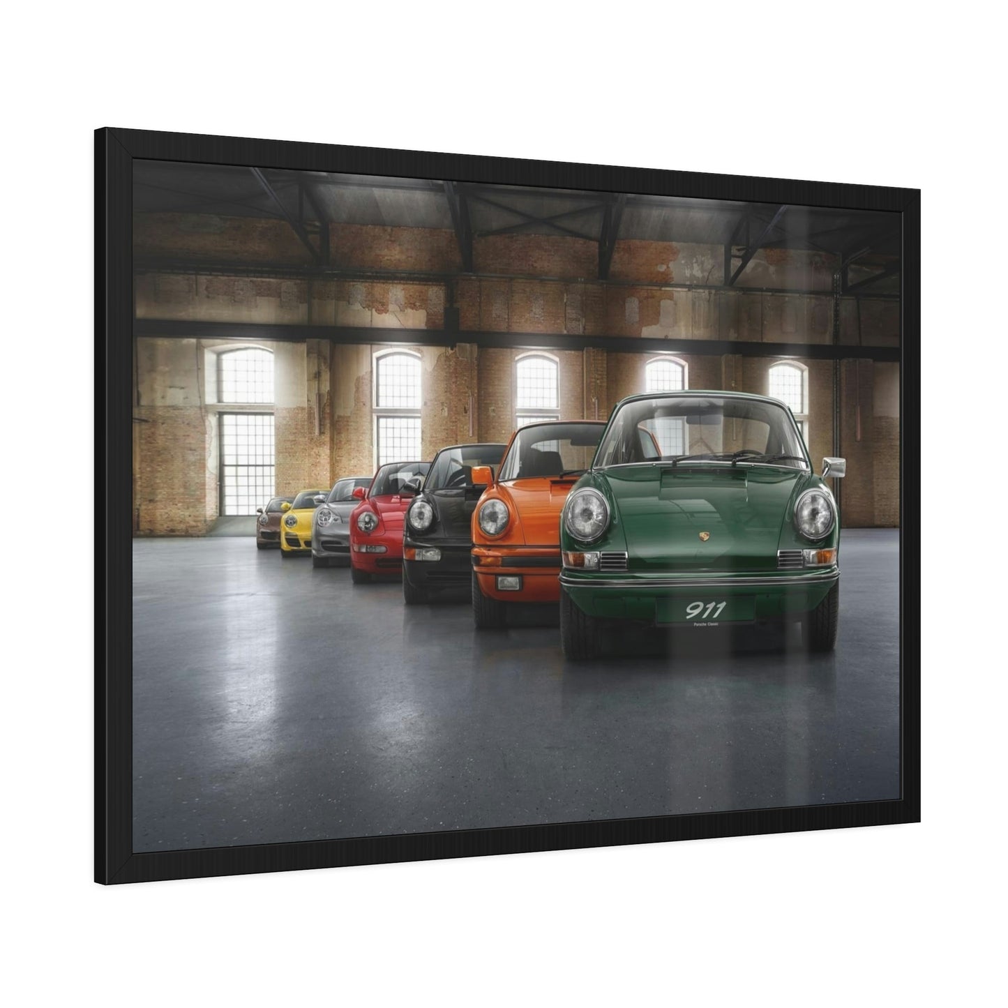 The Porsche Collection: A High-Quality Framed Poster for Car Enthusiasts